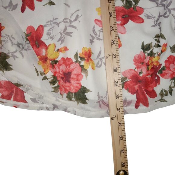 NWT DNA Couture Floral Spaghetti Strap Ivory Sun Dress Women's Size Small - Picture 4 of 7